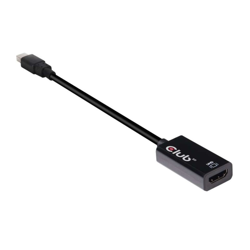 Club 3D DisplayPort 1.4 Adapter mDP a HDMI 2.0a HDR aktiv Nero CAC-1180